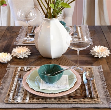 RM Rustic Rattan With Love Placemat