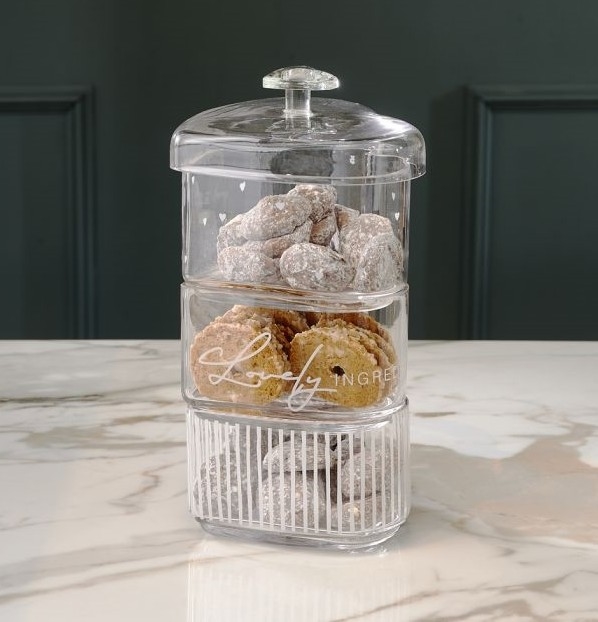 RM Lovely Ingredients Triple Storage Jar