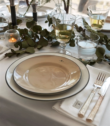 Lexington Stoneware Dessert Plate,  Beige
