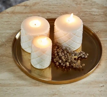 RM Candle Tray Chloé, Gold