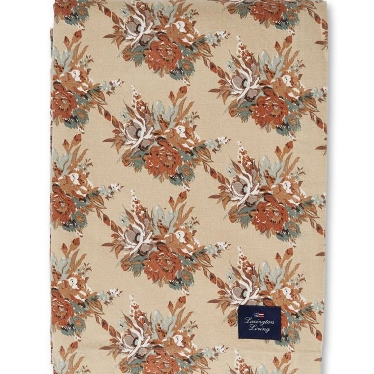 Lexington Printed Multi Flower Dug Lys Beige / Multi 150x250 cm
