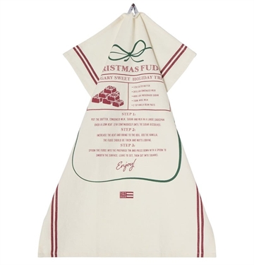 Lexington Christmas fudge organic cotton kitchen towel