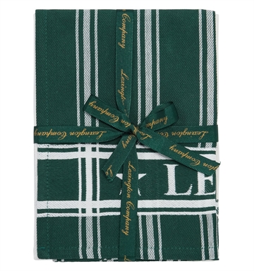 Lexington Cotton Jaquard Kitchen Towel Grøn, sæt m. 2 stk.