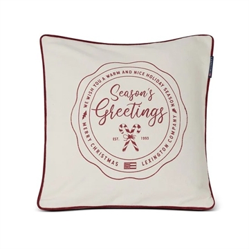 Lexington Seasons Greatings Recycled Cotton Pude-betræk