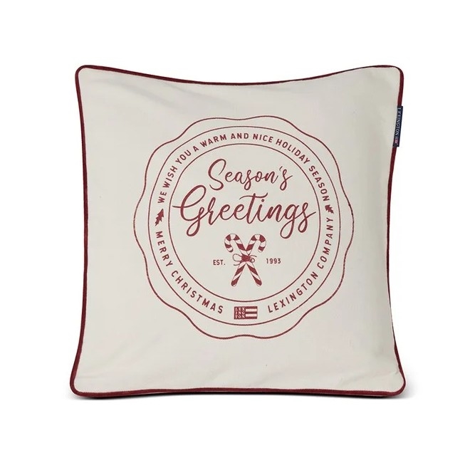 Lexington Seasons Greatings Recycled Cotton Pude-betræk