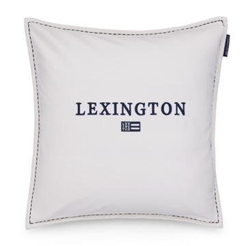 Lexington Icons Logo Velvet Pudebetræk, Hvidt