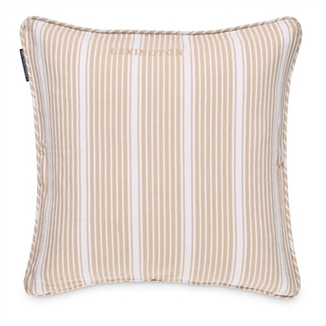 Lexington Icons Classic Striped Twill Pudebetræk,  beige/hvid