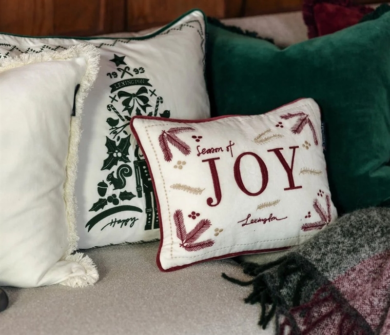 Lexington Joy Velvet Pillow, 30 x 40 cm