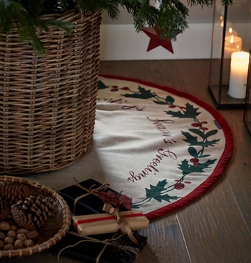 Lexington Jute/Cotton Christmas Tree Mat