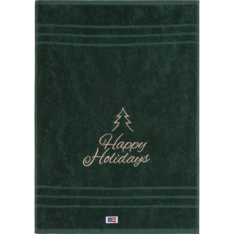 Lexington Happy Holidays Original Towel, Juniper
