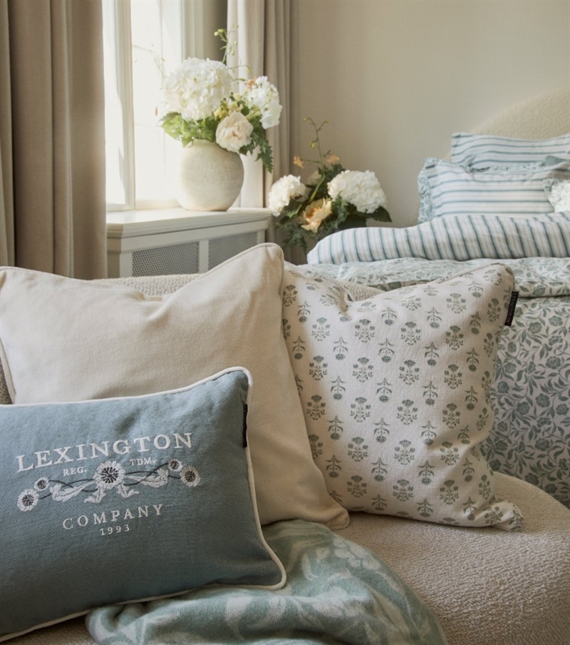 Lexington Logo Linen Blend Pillow