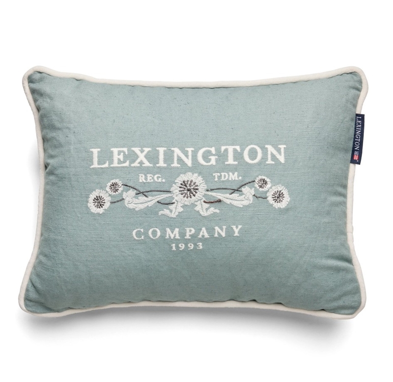 Lexington Logo Linen Blend Pillow