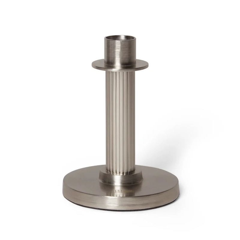Lexington Metal Candle Holder With Striped Structure, m