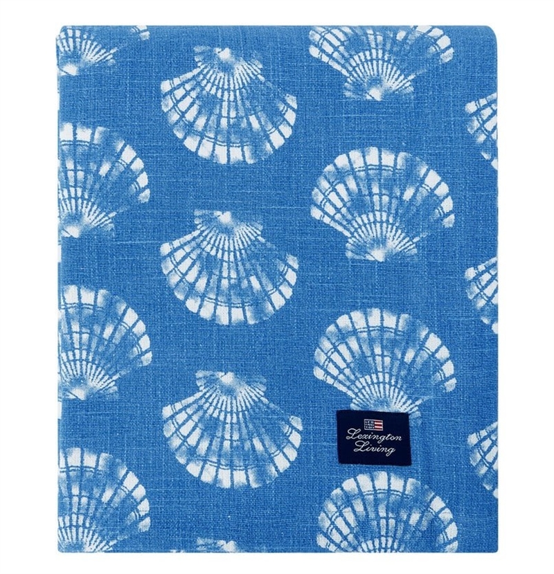 Lexington Shell Printed Organic Cotton Dug, 150 x 250 cm